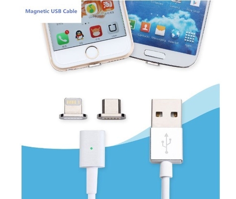 Preuve micro de la poussière de câble de données d'IPhone USB, 2,4 un câble de remplissage rapide pour Android