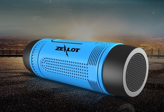 Haut-parleurs portatifs de Bluetooth de lampe-torche de LED imperméables pour le sport extérieur de bicyclette