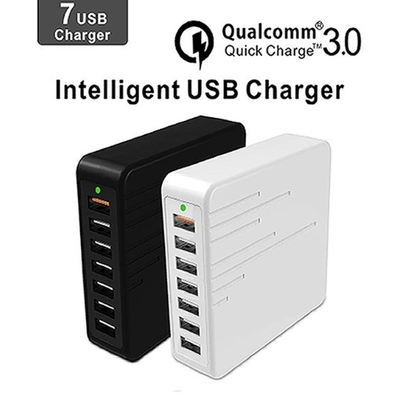 Prise de remplissage de téléphone multi intelligent rapide avec le dispositif de sept ports USB