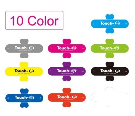 Contact - U un - support de support de bague de téléphone de silicone de contact multicolore